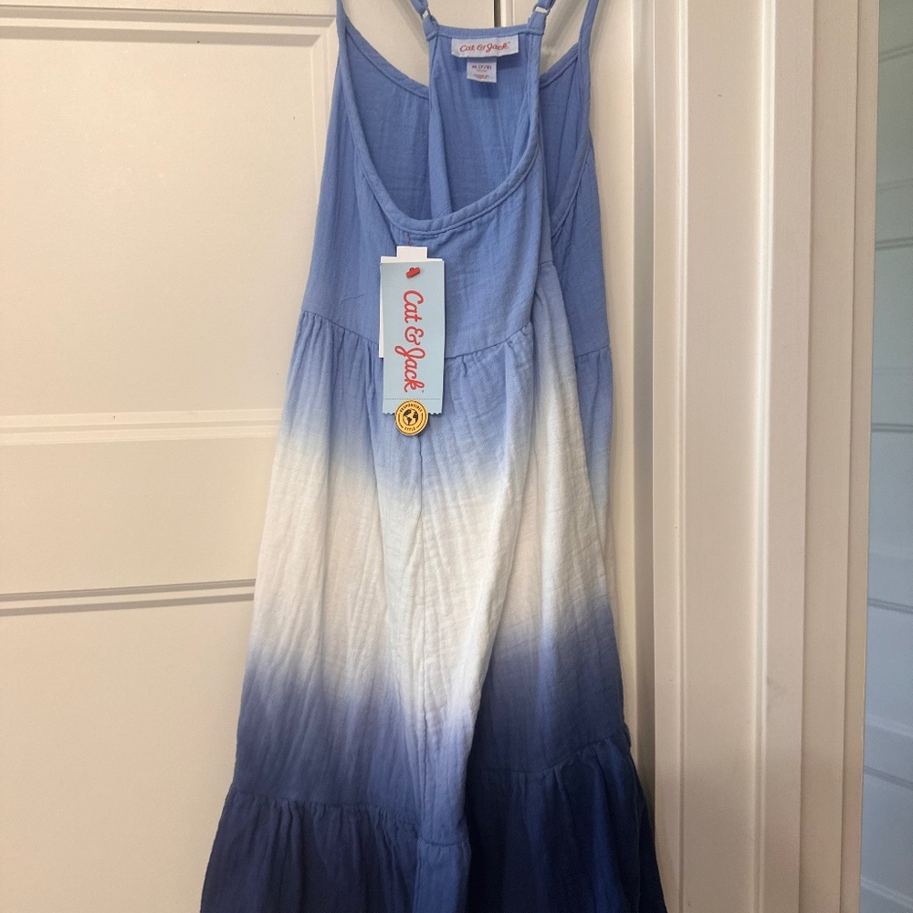 cat and jack girls dress size medium 7/8 brand new with tags!!